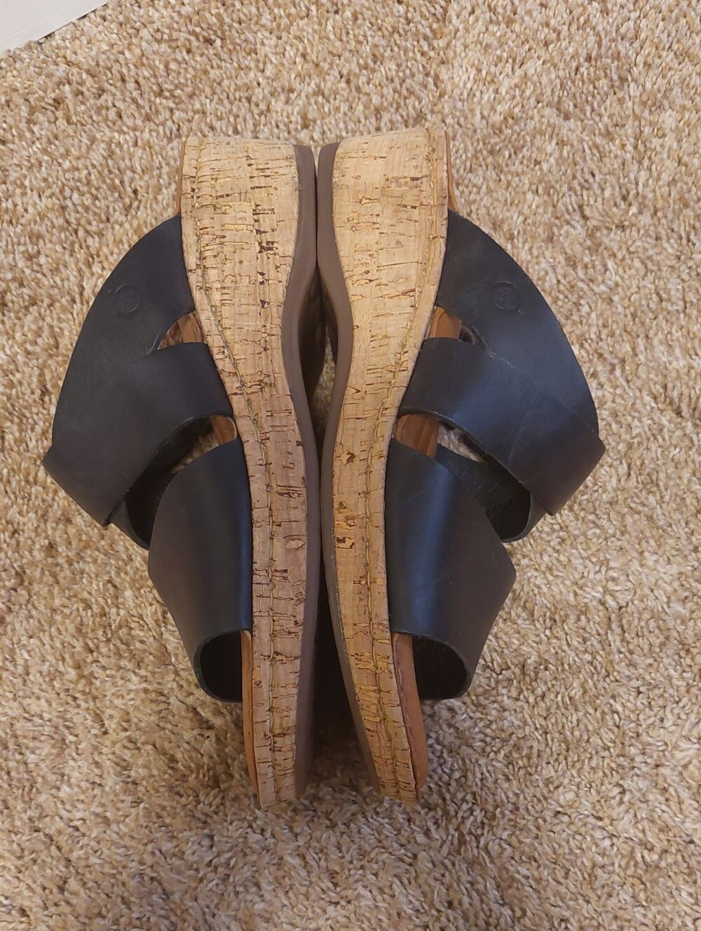 BORN Luna Cork Wedge Comfort Slide Sandal - Picture 6 of 13